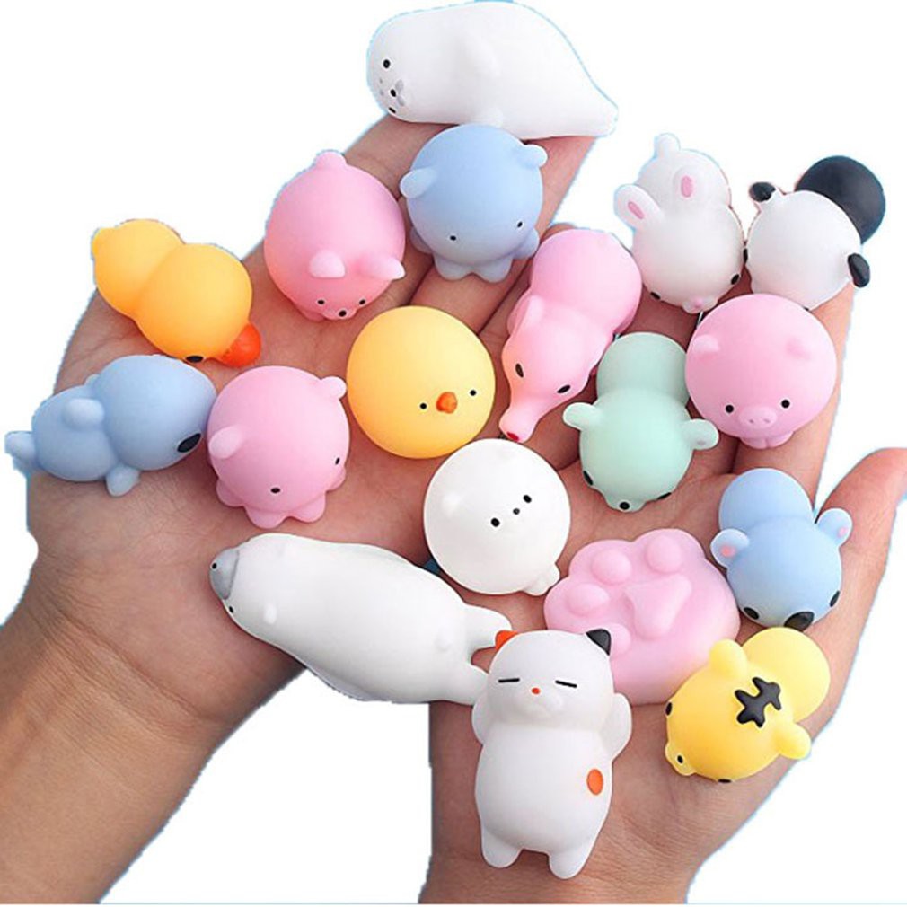 Đồ chơi Squishy mochi phồng chậm hình thú siêu đáng yêu