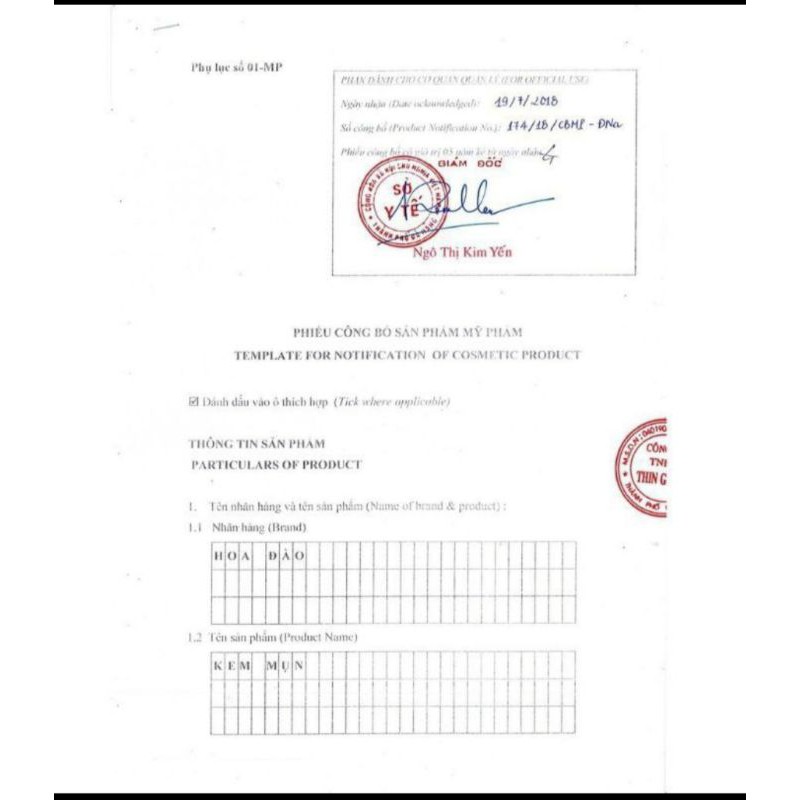 [CHÍNH HÃNG] KEM MỤN HOA ĐÀO | BigBuy360 - bigbuy360.vn