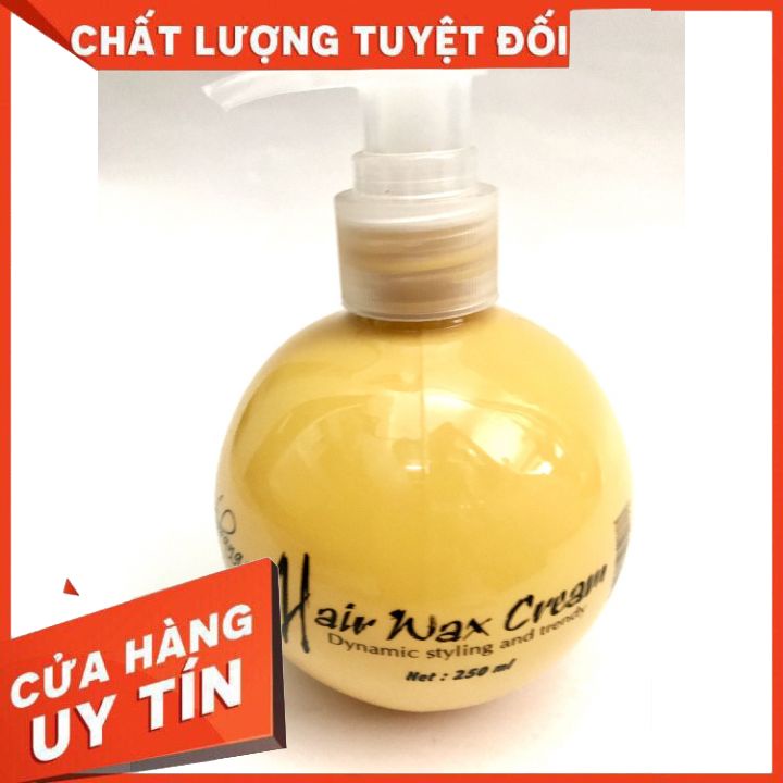 Kem Wax Tạo Kiểu Tóc Nobana 250ml màu vàng-giũ nếp tóc uấn-tạo lọn bồng bềnh cho mái tóc