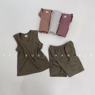 Combo 2 bộ ba lỗ chất xốp cho bé trai