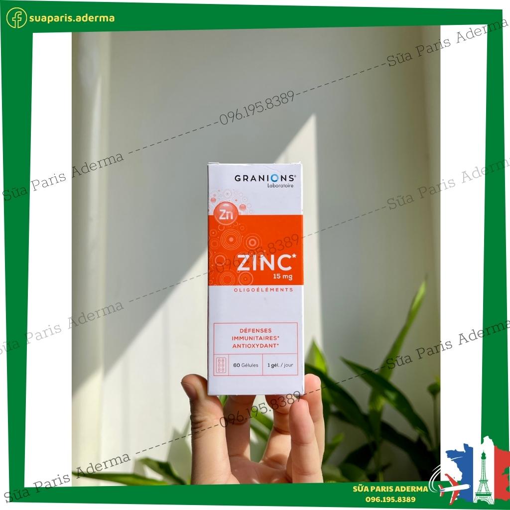 Vitamin Kẽm 15mg Zinc Granions_Sữa Paris Aderma