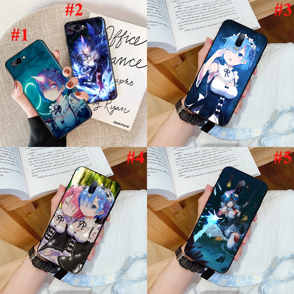 Ốp Điện Thoại Mềm Hình Anime Re Zero Rem 15LJ Cho OPPO A5 A9 A31 A32 A53 A73 2020 4G A8 2019 R9 R9S F1 Plus