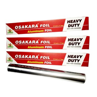 Combo 3 cuộn màng nhôm thực phẩm Osakara Heavy Duty ECOOK SK12 30cm x 4,1m