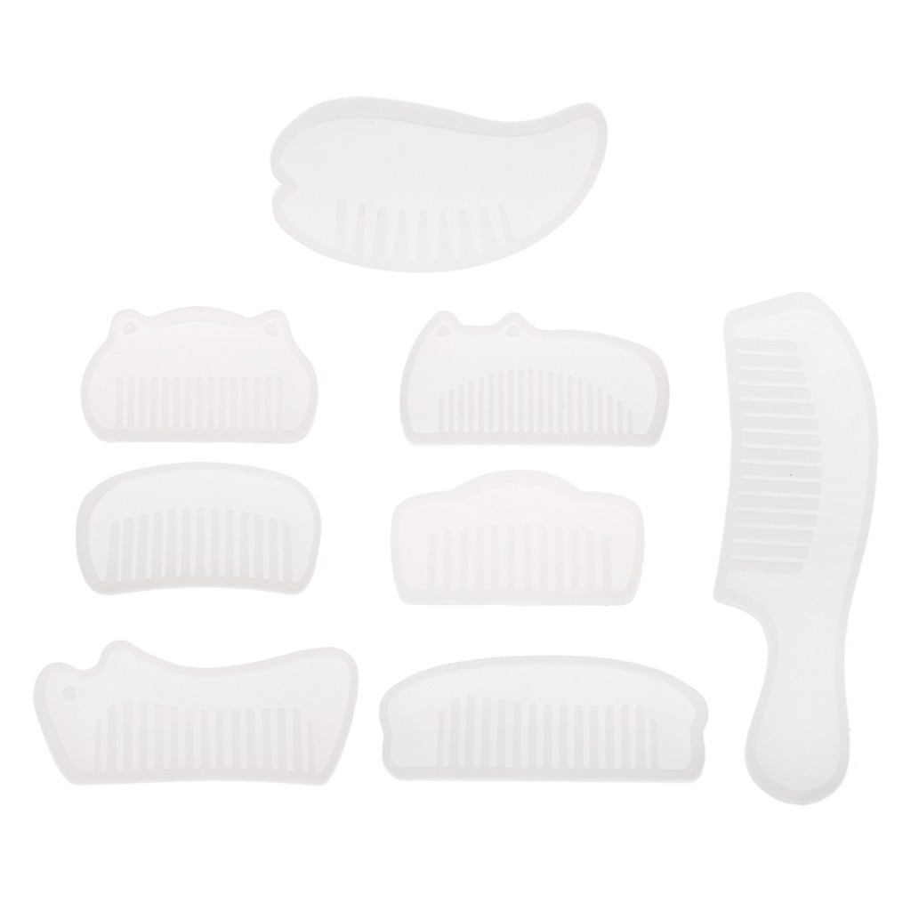 Khuôn silicone tạo hình chiếc lược 3D dùng làm trang sức tiện lợi
