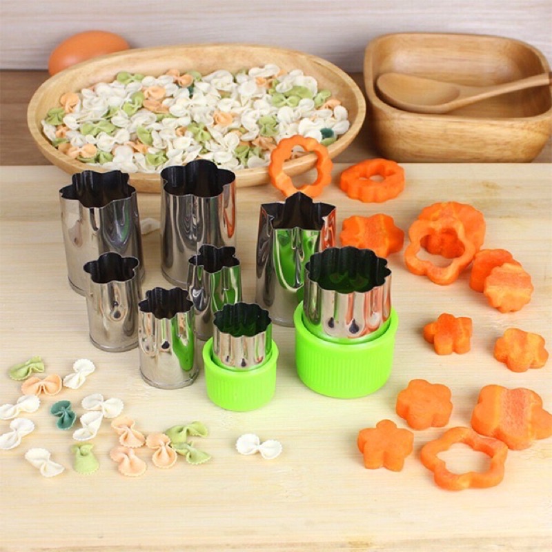 Bộ Tỉa Rau Củ Quả - Bộ Khuôn Cắt Tỉa Tạo Hình Rau Củ Quả 8 Món - T2K Max