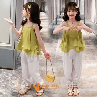 Set Quần Áo Mùa Hè Thời Trang Dành Cho Bé Gái