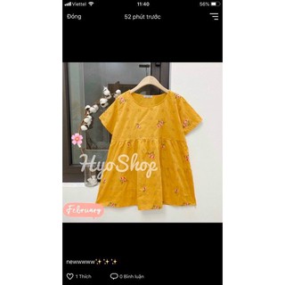 Áo bầu thời trang chất thô cực mát