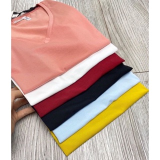 BÁN SỈ ÁO PULL CỔ TIM H.M 6 MÀU CHO NỮ