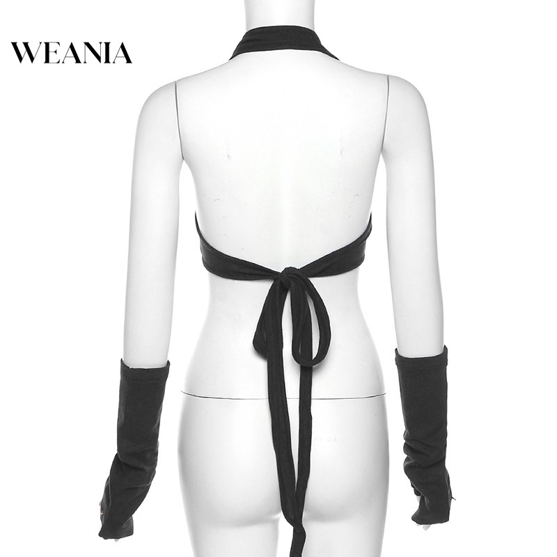 Áo Tank Top Màu Trơn Thiết Kế Hở Lưng Quyến Rũ