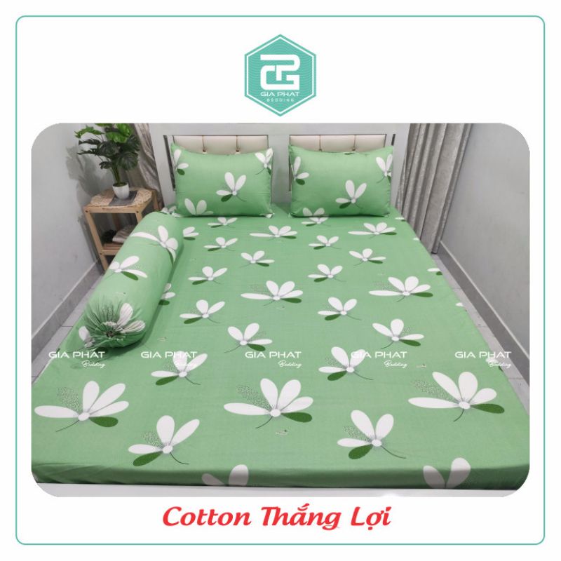 Ga lẻ 1m8x2m nệm cao 16-25cm Cotton Thắng Lợi 100% chuẩn logo( không kèm áo gối)
