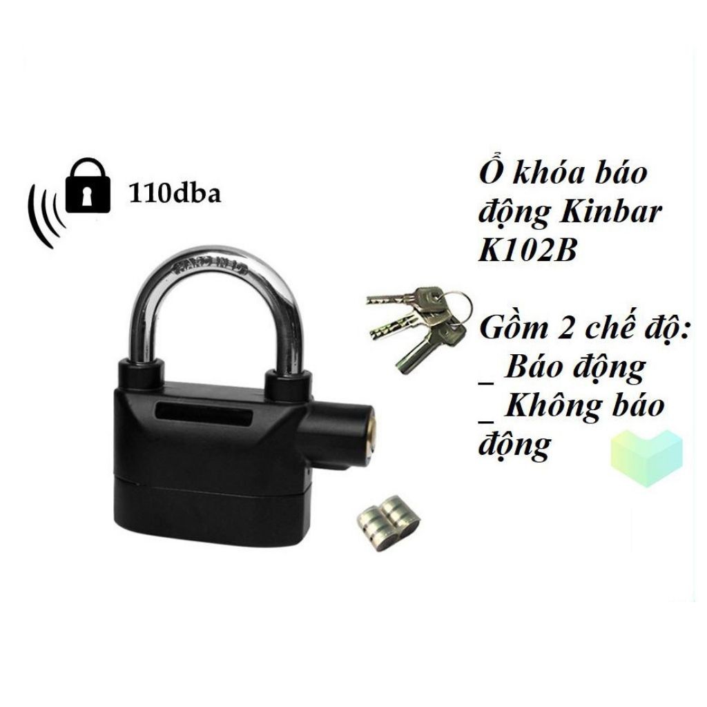 Khóa Chống Trộm Xe Máy Thông Minh Có Còi Báo Động, Ổ Khóa Chống Trộm Thế Hệ Mới Alarm Lock Nhỏ Gọn Tặng Kèm Pin OnePlus.