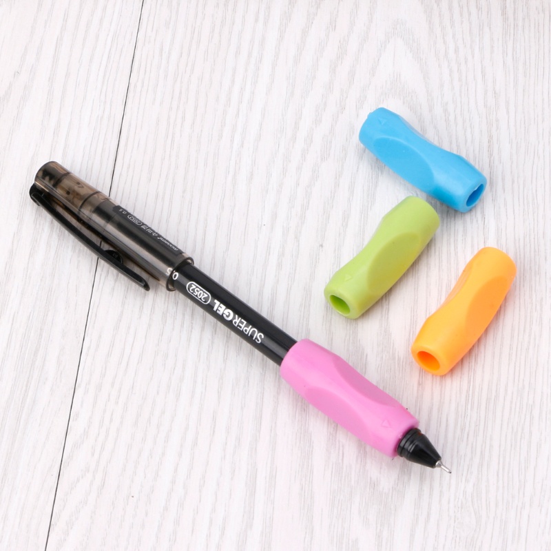 Set 4 Hộp Đựng Bút Chì Bằng Silicon Mềm Nhiều Màu Sắc Cho Trẻ Em