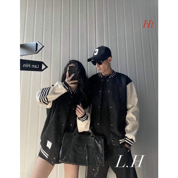 Áo bomber phối 4 sọc tay H2A776