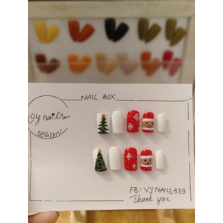 Nail box nail giáng sinh mẫu mới