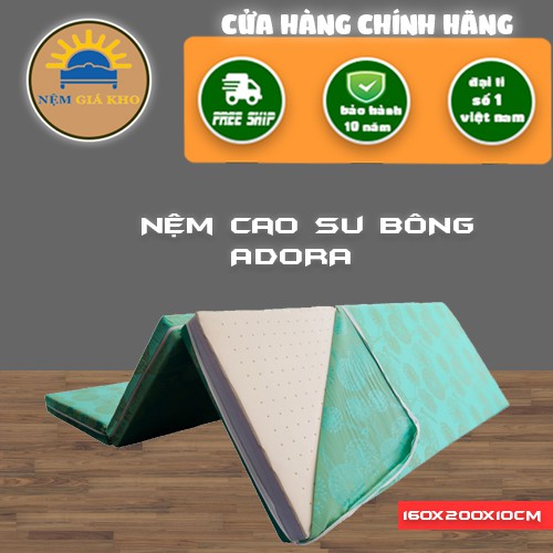 Nệm Bông Ép Gấp 3 Edena Chần Gòn Nằm Cực Êm - Chính Hãng