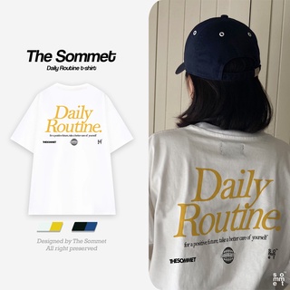 Áo phông cộc tay Daily Routine trắng