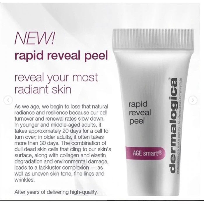 Set 10 Tuýp Tẩy Da Chết Dermalogica Rapid Reveal Peel