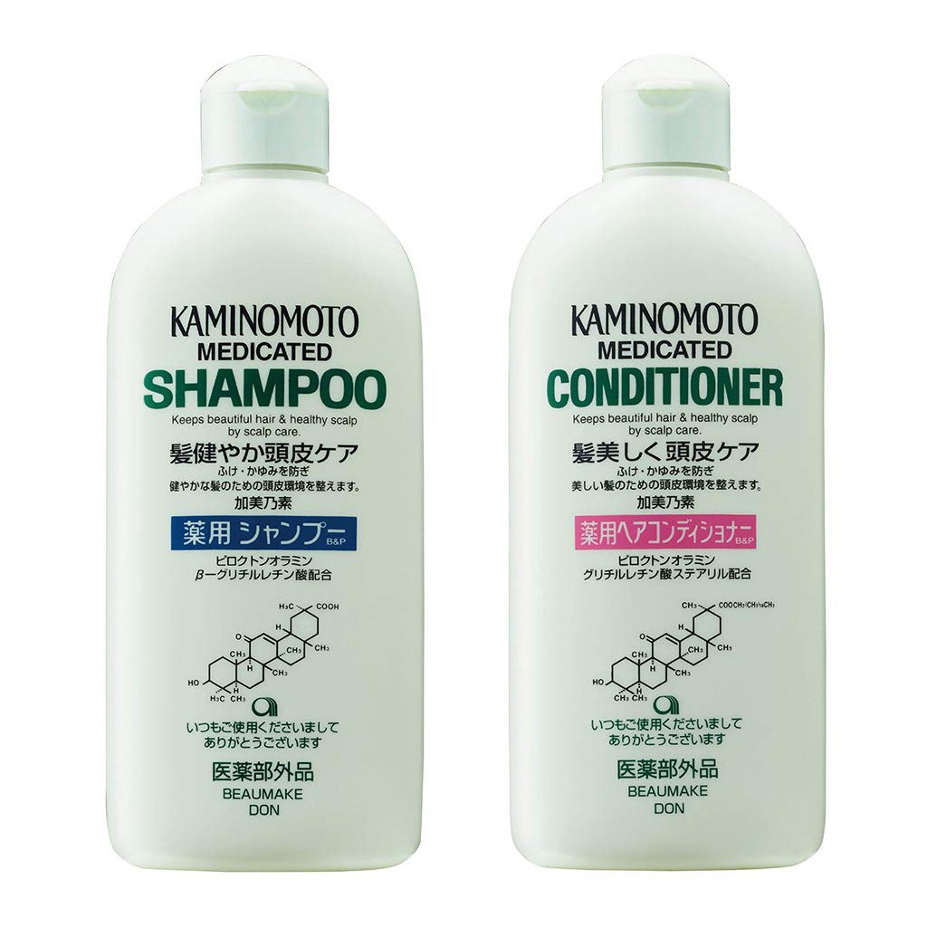 Combo Dầu Gội + Dầu Xả Kaminomoto 300ML