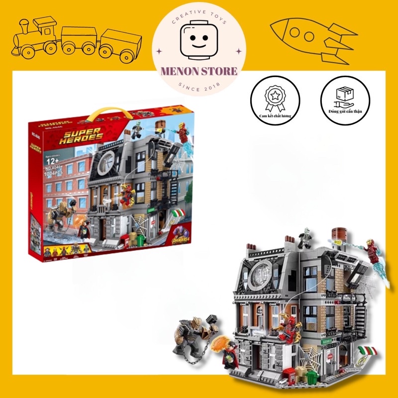 Đồ chơi lắp ráp 6108 4046 76108 07107 Mô hình Sanctum Sanctorum của Doctor Strange Infinity War - Xếp hình thông minh