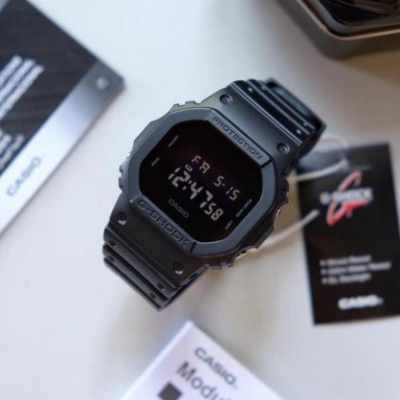 [HOT 2021] Đồng Hồ Nam Casio G-shock Vuông-DW-5600BB-1CR Chống Nước-FULL BOX THIẾC | BigBuy360 - bigbuy360.vn