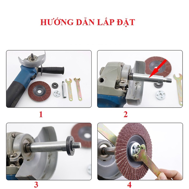 SV Thanh nối dài cho máy mài cầm tay trục 100mm