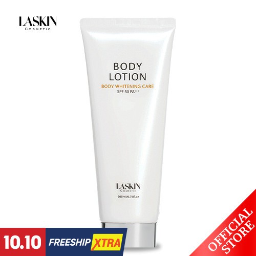 Dưỡng Thể Trắng Da Toàn Thân Chống Nắng Hàn Quốc Body Lotion Laskin 200ml