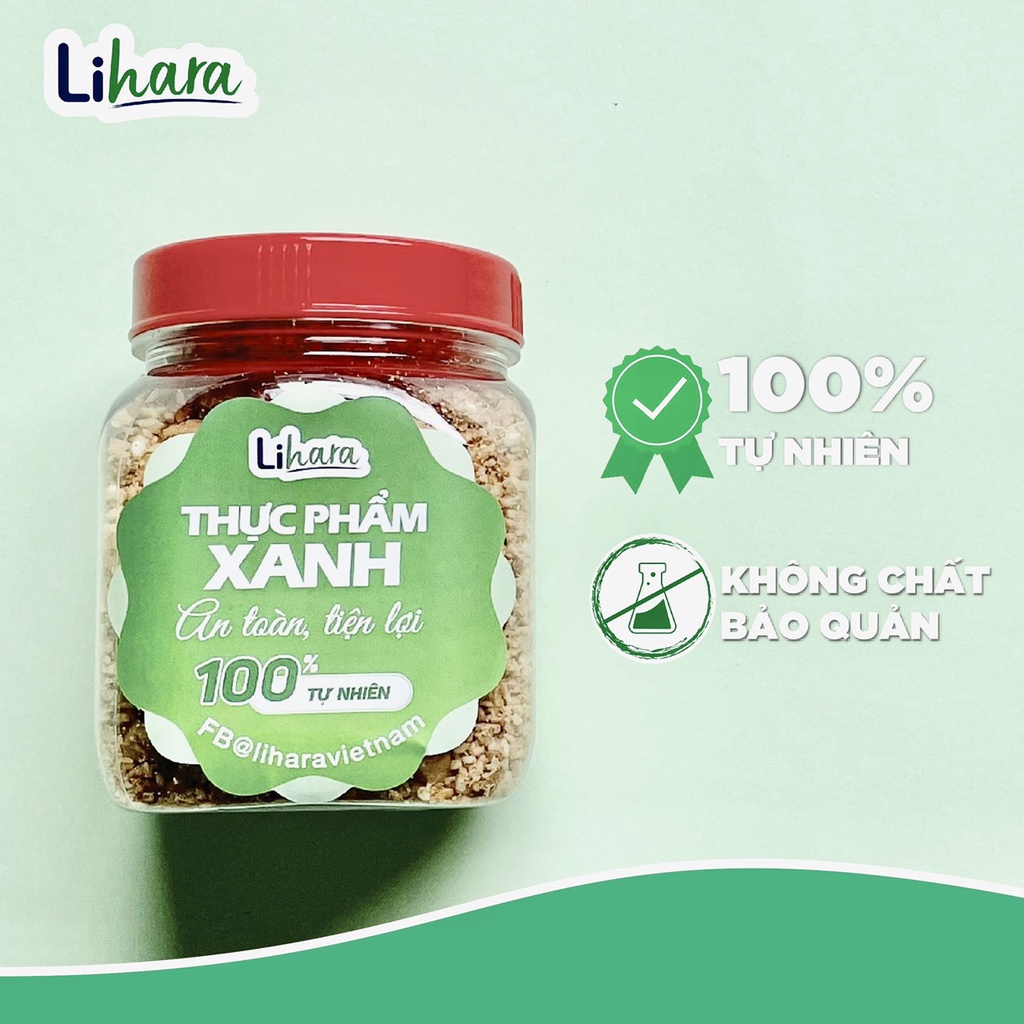Muối mè đậu phộng LIHARA 500gr gia vị rắc cơm bổ sung đạm và chất béo lành mạnh