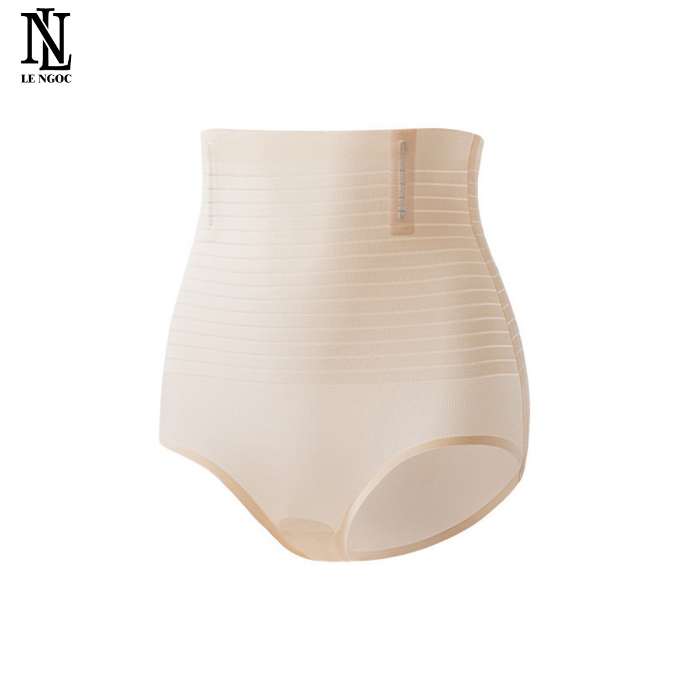 Quần Gen Su Nước Cạp Cao Định Hình Eo Có 2 Thanh Chống Cuộn Mềm Mịn Lê Ngọc 169