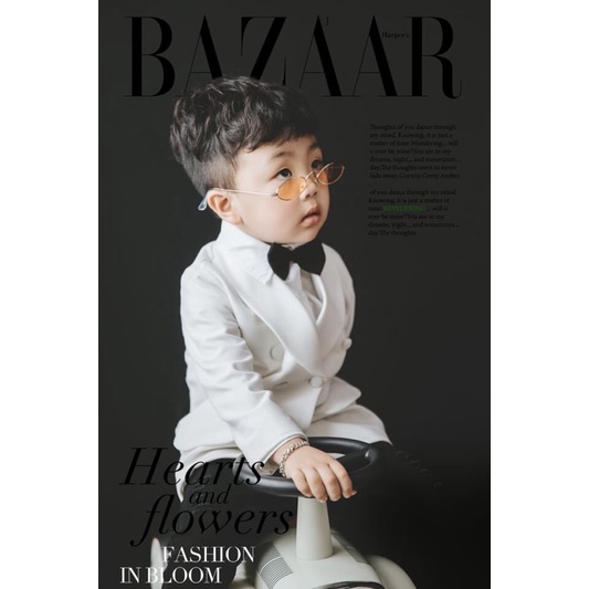 Vest Trắng hai hàng nút siêu cưng cho bé