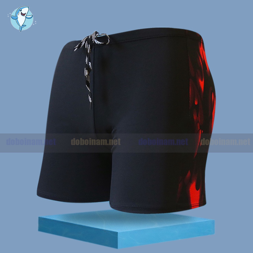 Quần bơi nam short họa tiết SPACE vải dày co giãn 4 chiều thoải mái hoạt động