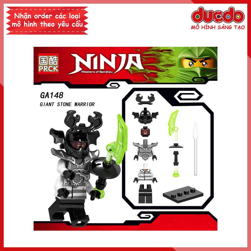 Minifigures các nhân vật Ninjago tuyệt đẹp - Đồ chơi Lắp ghép Xếp hình Mini Mô hình Ninja LeLe GA143-A148
