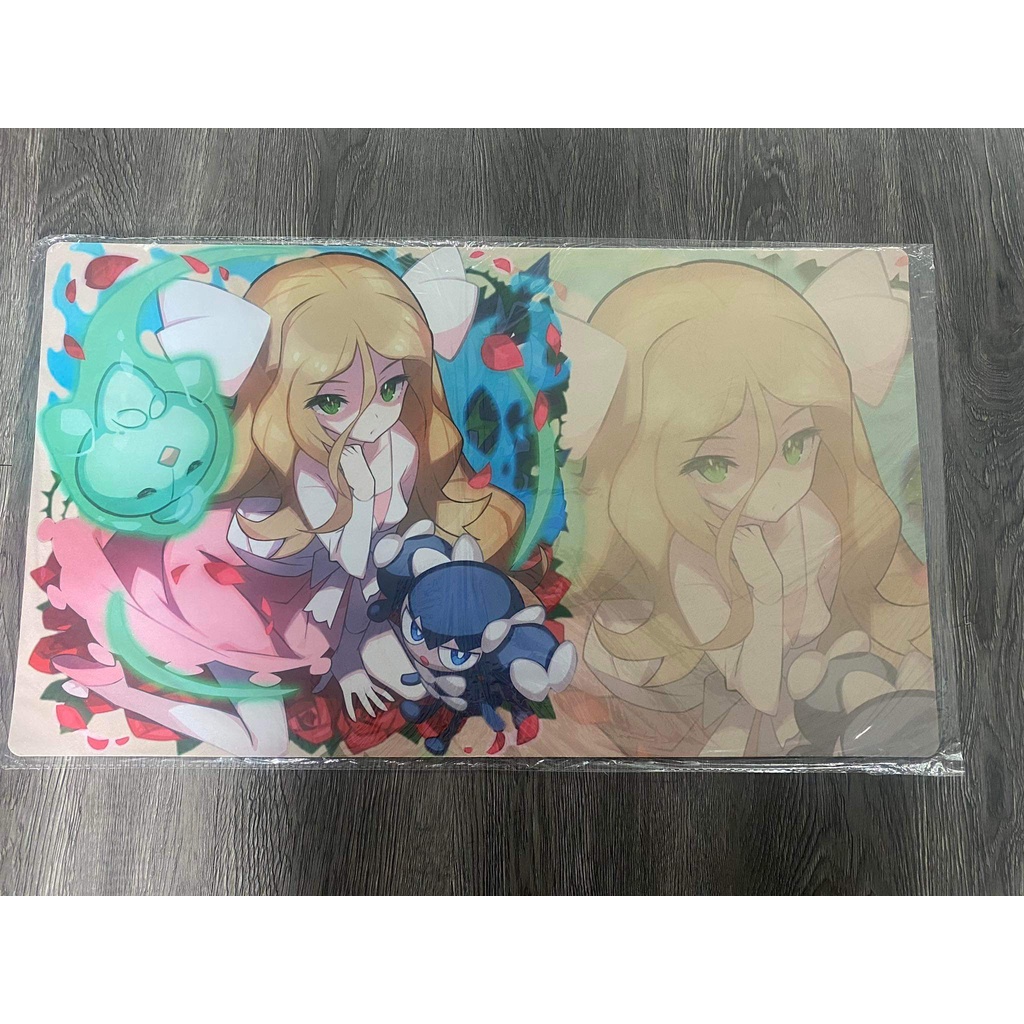 [ Dưa Hấu Yugioh ] Bàn Đấu Bài Playmat Pokemon Caitlin dùng để chơi card game