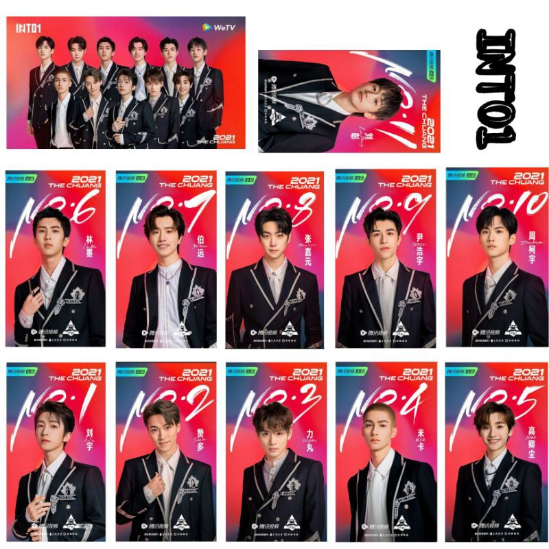 Ảnh dán Sticker Sáng tạo doanh 2021 idol Hoa ngữ quà tặng độc đáo