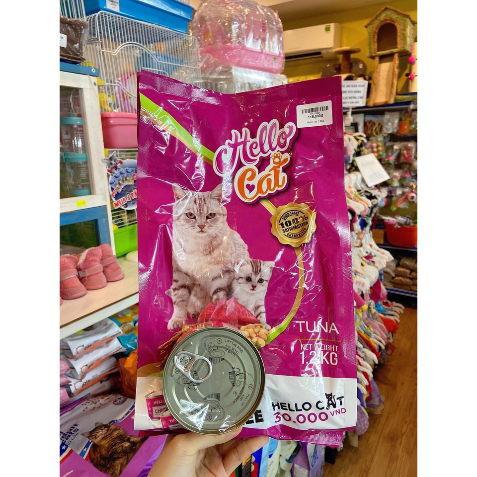 Thức ăn hạt Hello cat cho mọi loại mèo