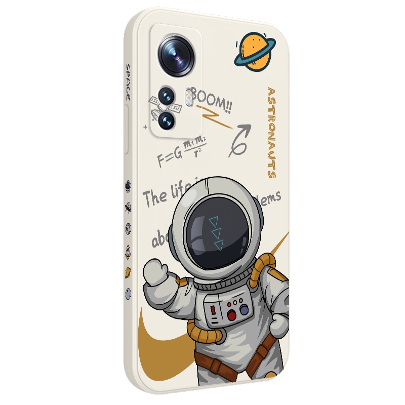 Ốp Điện Thoại Họa Tiết Phi Hành Gia Thông Minh Sáng Tạo Cho Xiaomi Mi 12 12S 12X 11 Pro Lite Ultra 11Lite