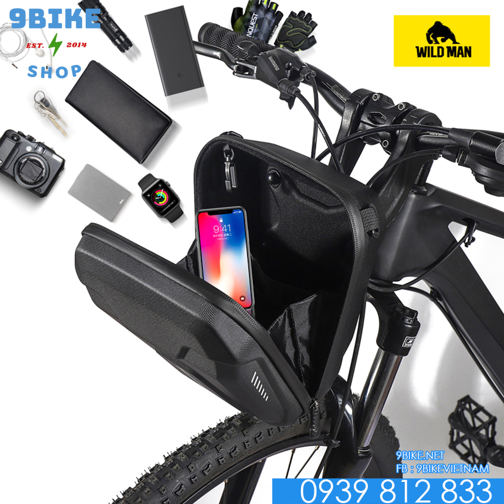 [Mã SKAMLSC1674 giảm 10% đơn 100K] Túi ghidong xe đạp thể thao touring Wildman E8 3L