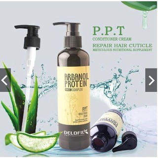 KEM DƯỠNG TÓC XẢ KHÔ PPT DELOFIL SIÊU MƯỢT TÓC 260ML CHÍNH HÃNG