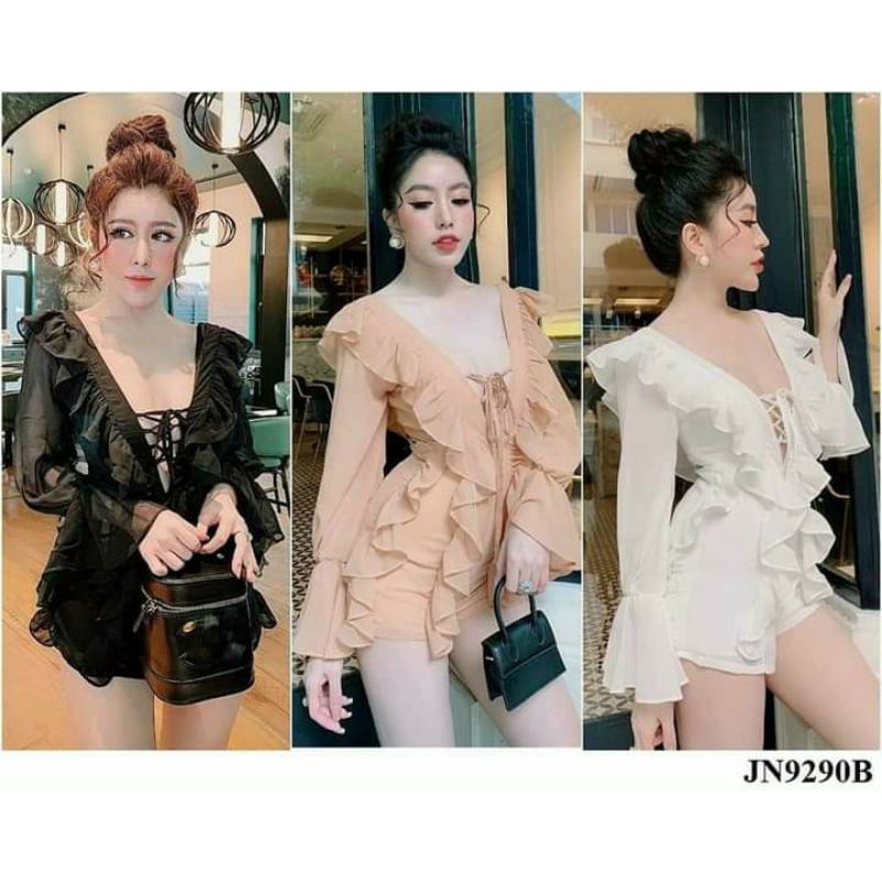 Jump cột dây hở ngực bèo rũ sexy