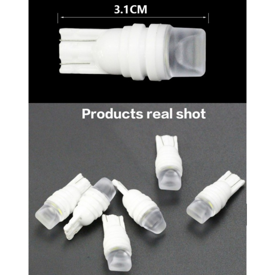 Bóng đèn sứ T10 W5W dành cho làm đèn biển số đèn cửa trong xe