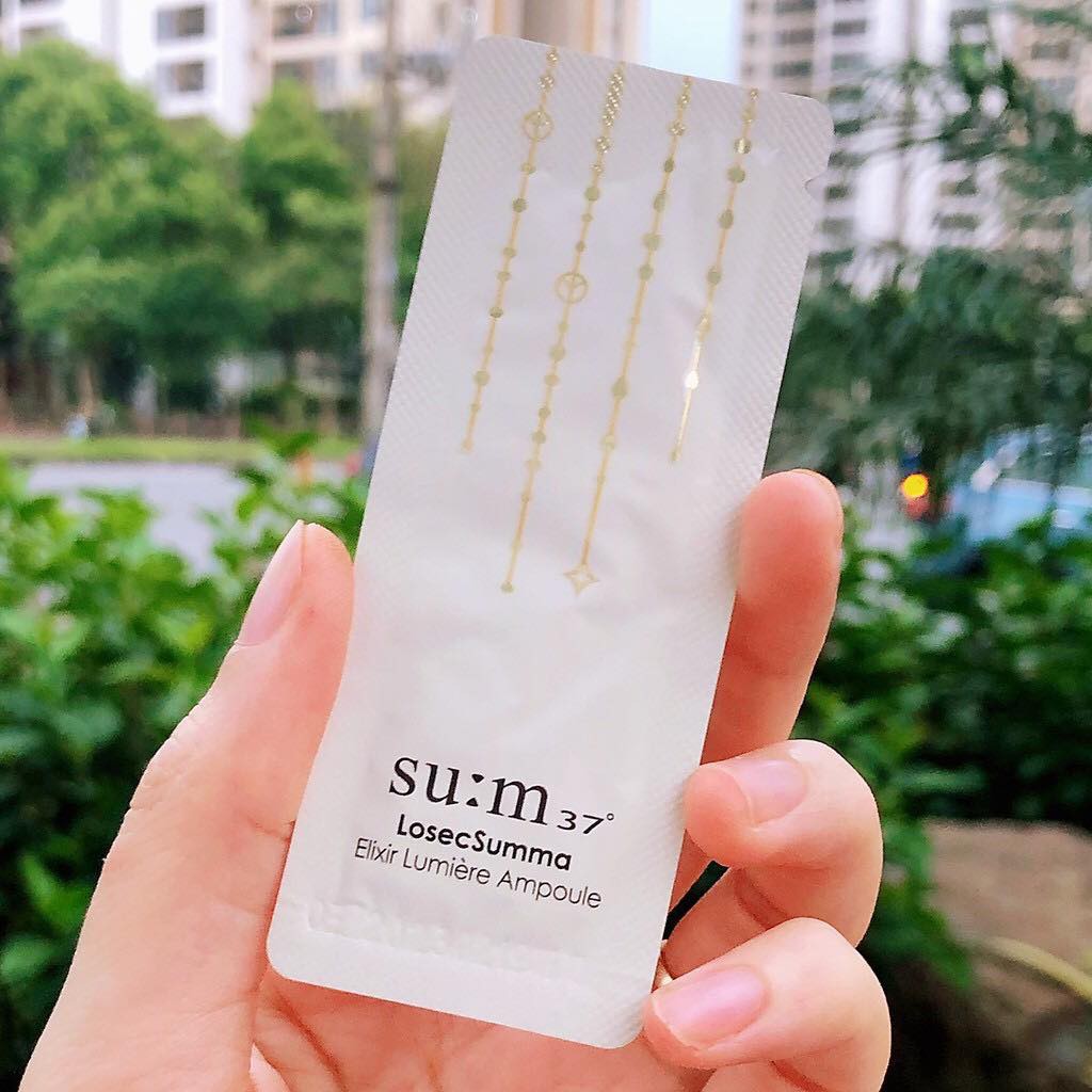 Gói Tinh Chất Dưỡng Trắng, Làm Sáng Da Sum37 Losec Summa Elixr Lumiere Ampoule 1ml