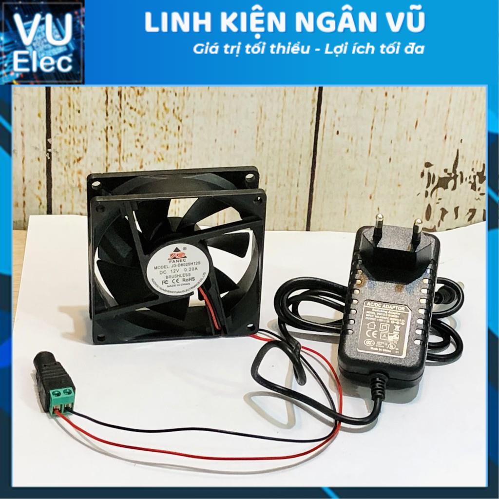 Bộ Quạt Tản Nhiệt Hút Khói Hàn 12V Quạt Tản Nhiệt, Quạt Máy 12V Cho Máy Tính, Thú Cưng