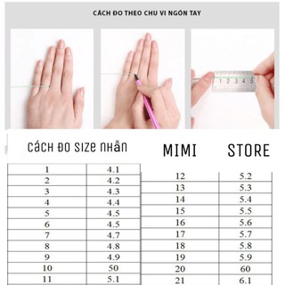 [MIMI_STORE] NHẪN BẠC VÔ CỰC - NHẪN BẠC TRƠN