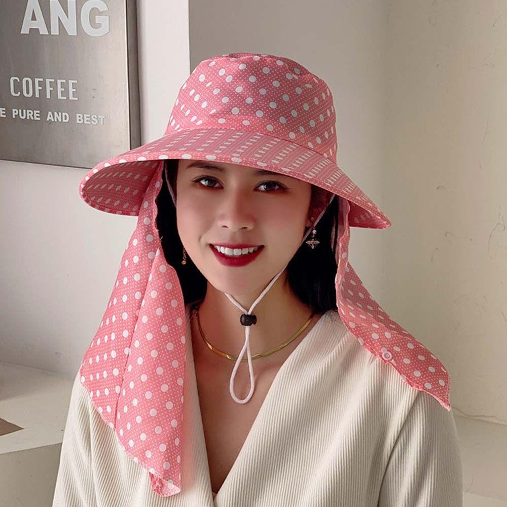 TWINKLE Mũ Tai Bèo Vành Rộng Chống Nắng / Tia UV Thời Trang Mùa Hè Cho Mẹ Bỉm Sữa Sự Bảo Vệ