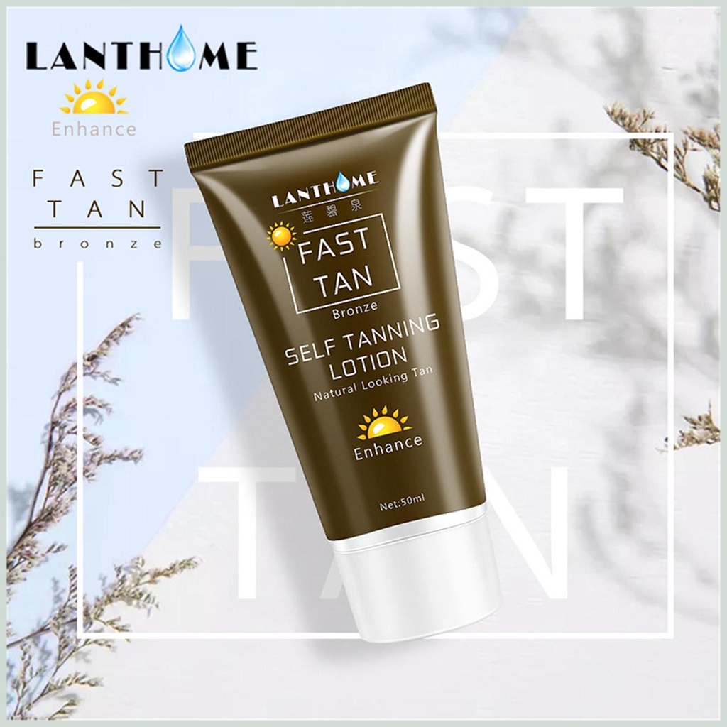Kem Nhuộm Da Nâu Toàn Thân Tự Nhiên Không Gây Kích Ứng Da 50g