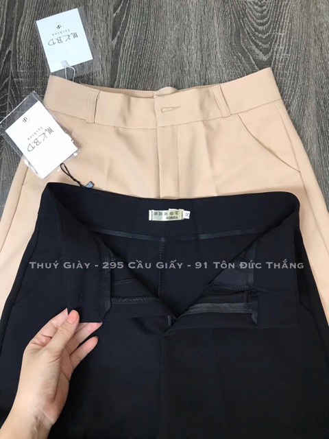 QUẦN SUÔNG ỐNG RỘNG CÚC GIỮA 2 MÀU