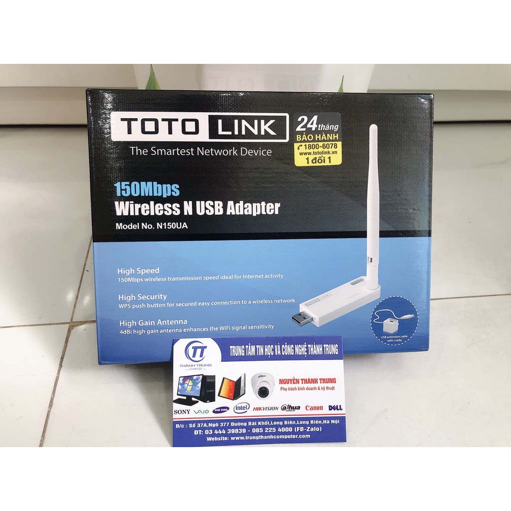 USB Wi-Fi chuẩn N 150Mbps - TOTOLINK - N150UA