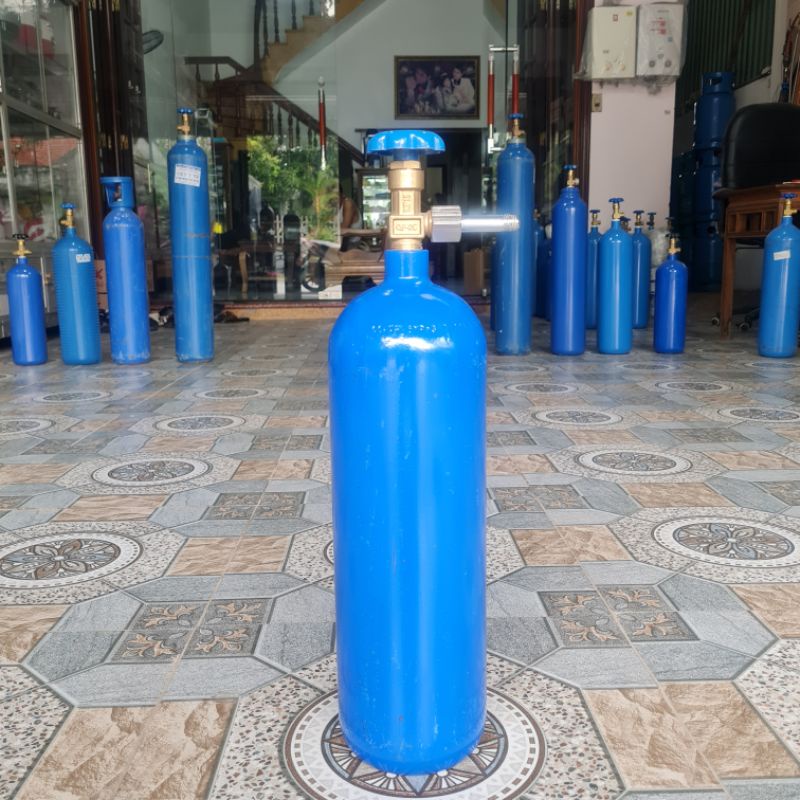 Bình khí oxy 5Lít đóng gói cá cảnh và hải sản