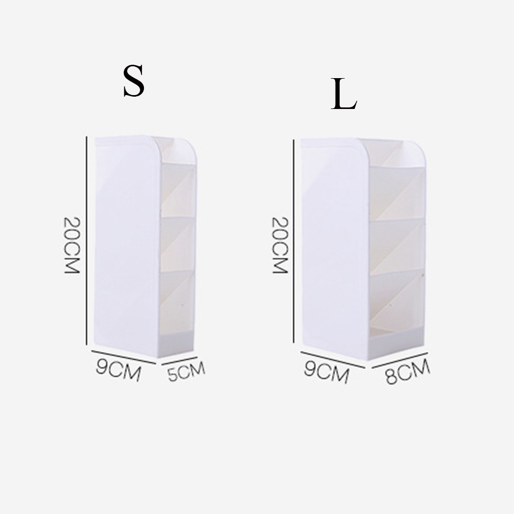 4 Lưới Lưu trữ Mỹ phẩm Lưới phụ Hộp đựng bút Trang điểm Tổ chức để bàn Giá đỡ trong suốt Matte đa chức năng Hộp văn phòng phẩm Đồ dùng văn phòng