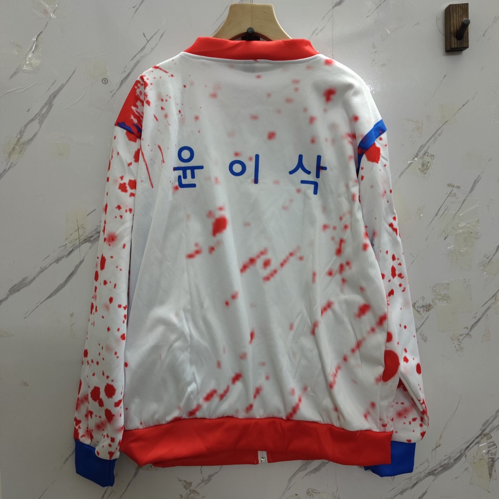 Áo khoác hoodie thời trang nam nữ phối khóa kéo cosplay All of Us Are Dead