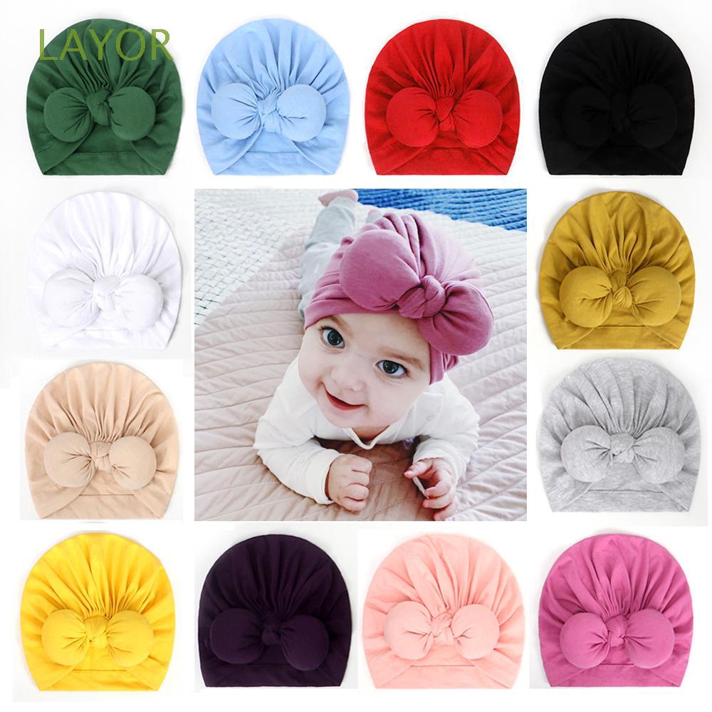 Băng đô cotton giữ ấm tai cho trẻ em màu trơn phong cách mùa đông